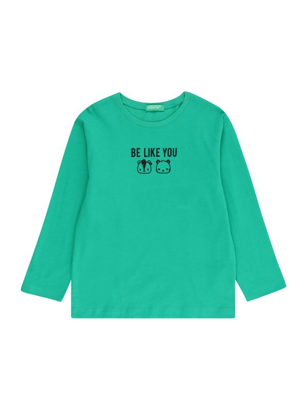 UNITED COLORS OF BENETTON UNITED COLORS OF BENETTON Тениска  зелено / черно