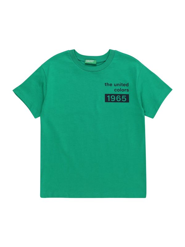 UNITED COLORS OF BENETTON UNITED COLORS OF BENETTON Тениска  зелено / черно