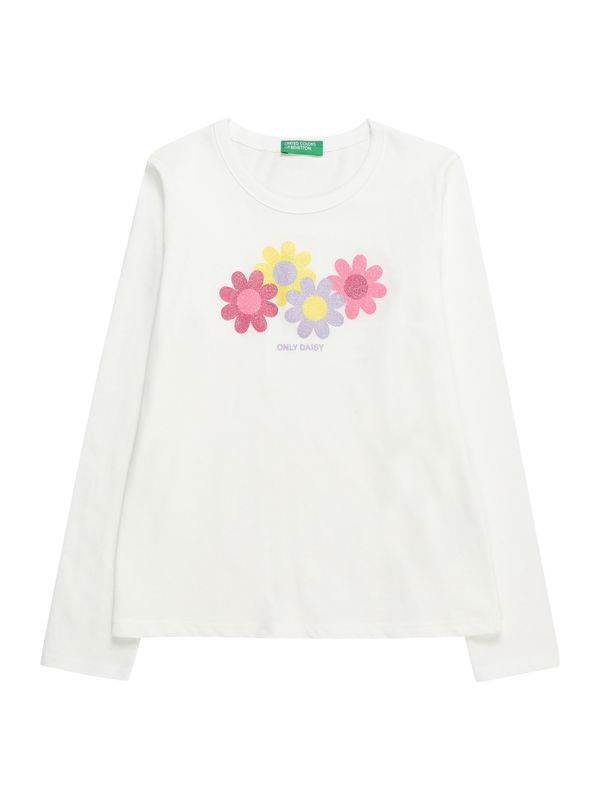 UNITED COLORS OF BENETTON UNITED COLORS OF BENETTON Тениска  жълто / лавандула / розово / бяло