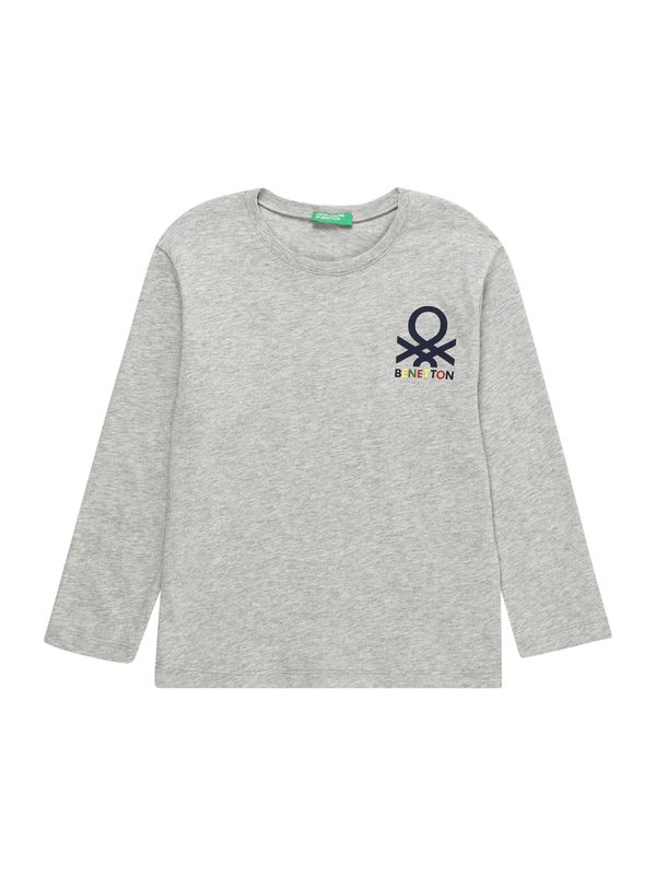 UNITED COLORS OF BENETTON UNITED COLORS OF BENETTON Тениска  жълто / сив меланж / червено / черно