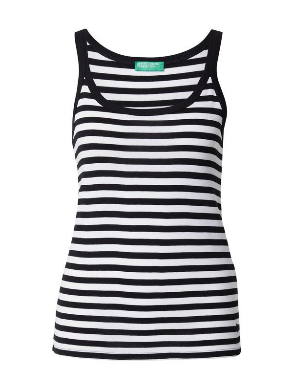 UNITED COLORS OF BENETTON UNITED COLORS OF BENETTON Топ  черно / бяло