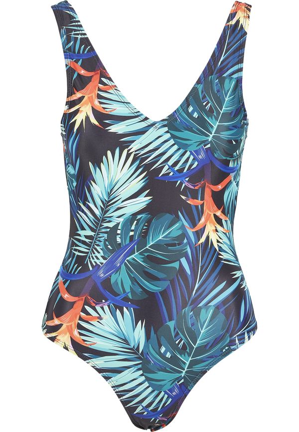 Urban Classics Urban Classics Бански костюм  нощно синьо / зелено / пъстро / оранжево