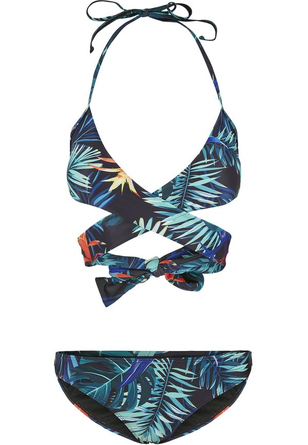 Urban Classics Urban Classics Бански тип бикини  синьо / петрол / пастелно зелено / тъмнооранжево / черно