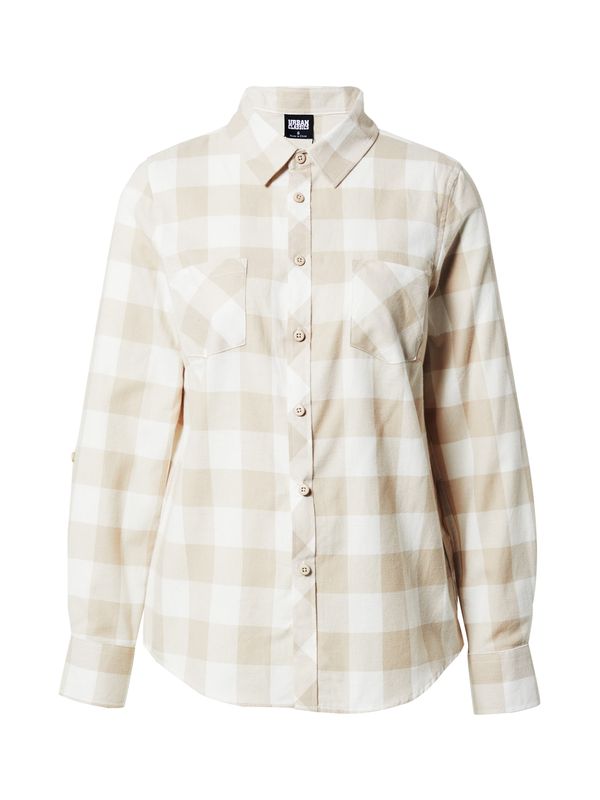Urban Classics Urban Classics Блуза  камел / бяло