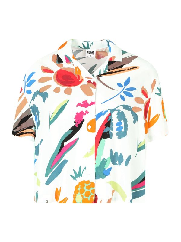 Urban Classics Urban Classics Блуза  синьо / розово / червено / бяло