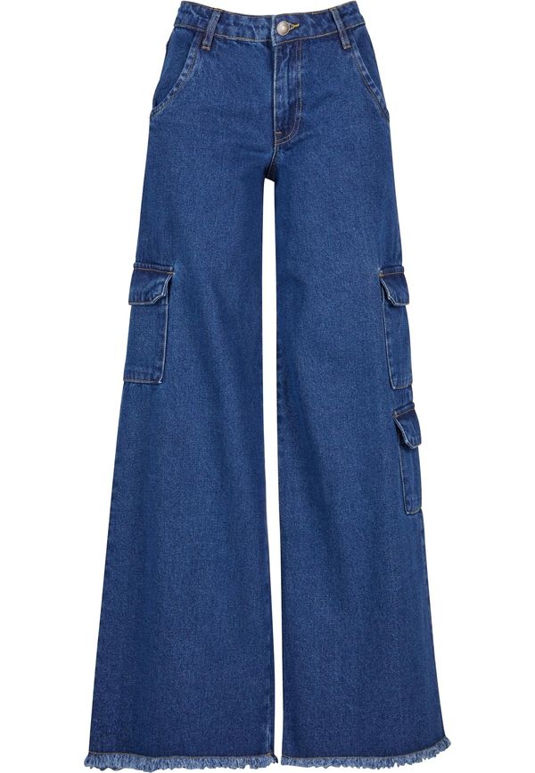 Urban Classics Urban Classics Карго дънки  син деним