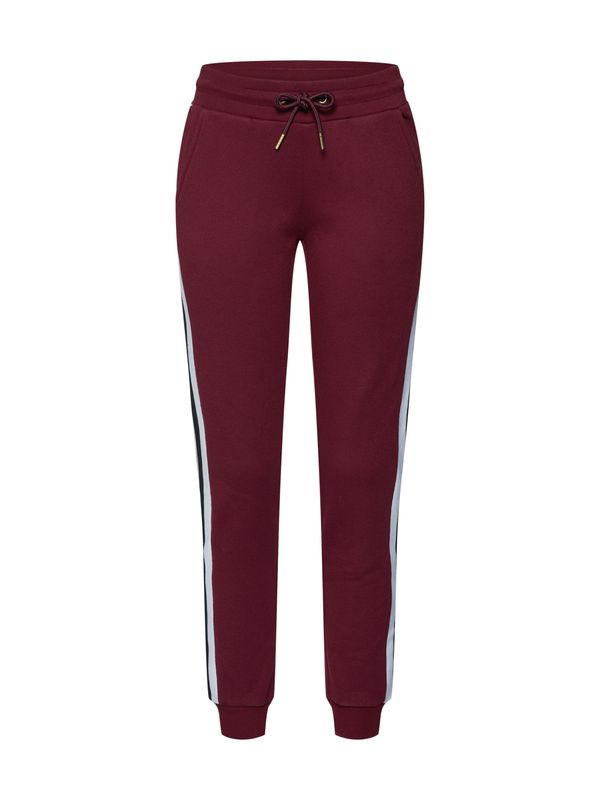 Urban Classics Urban Classics Панталон  бордо / черно / бяло