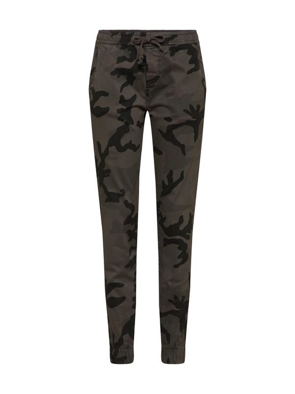 Urban Classics Urban Classics Панталон  таупе сиво / маслина / черно