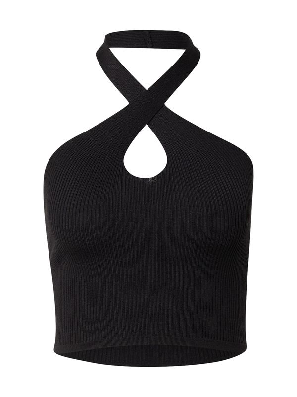 Urban Classics Urban Classics Плетен топ  черно