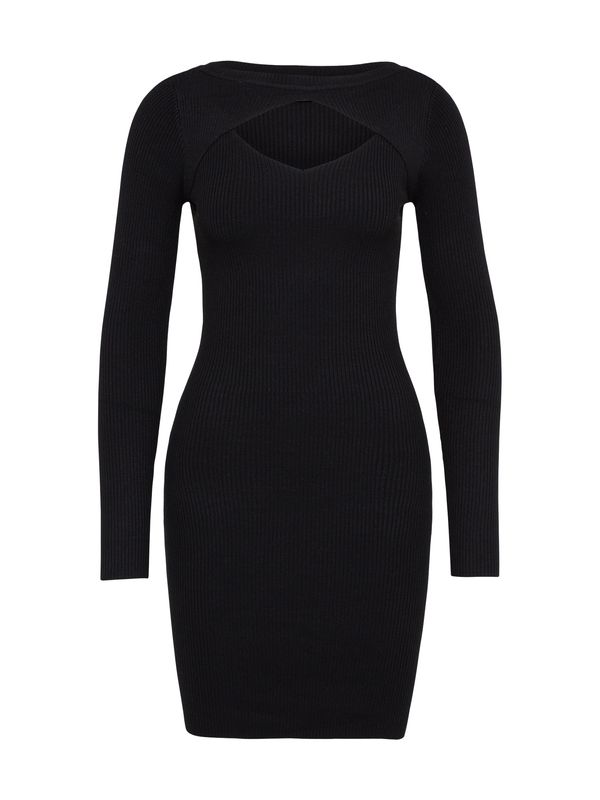 Urban Classics Urban Classics Плетена рокля  черно