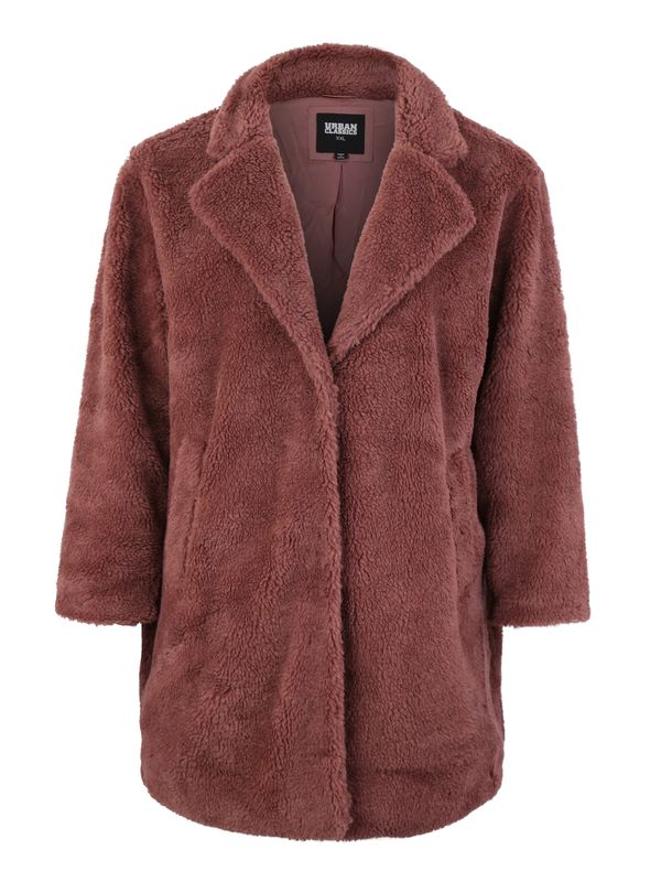 Urban Classics Urban Classics Преходно палто 'Sherpa'  малина