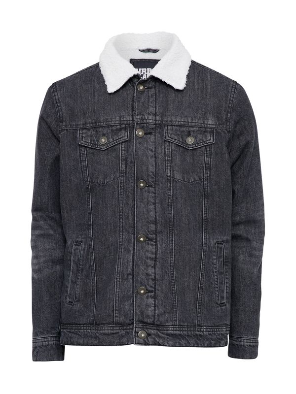 Urban Classics Urban Classics Преходно яке  черен деним / бяло