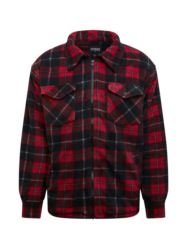 Urban Classics Urban Classics Преходно яке  червено / черно / бяло