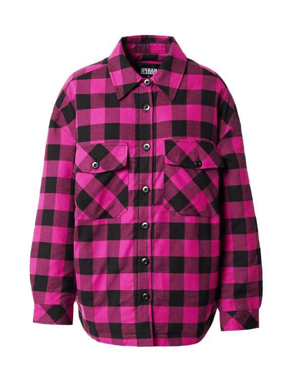 Urban Classics Urban Classics Преходно яке  червено-виолетово / черно