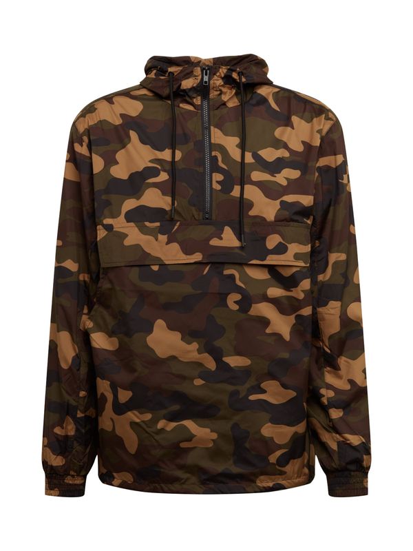 Urban Classics Urban Classics Преходно яке  кафяво / каки / маслина / черно