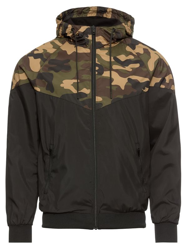 Urban Classics Urban Classics Преходно яке  кафяво / светлокафяво / маслина / черно