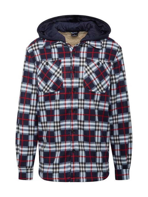 Urban Classics Urban Classics Преходно яке  нейви синьо / тъмночервено / бяло