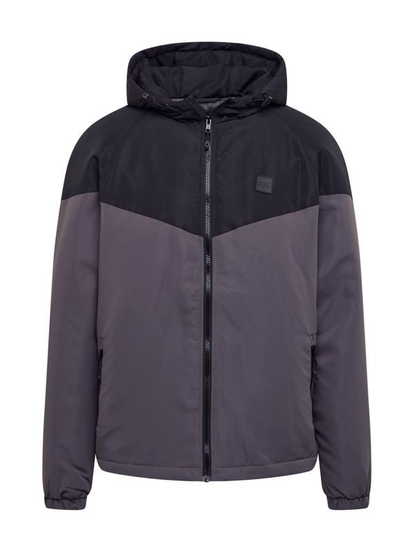 Urban Classics Urban Classics Преходно яке  сиво / черно