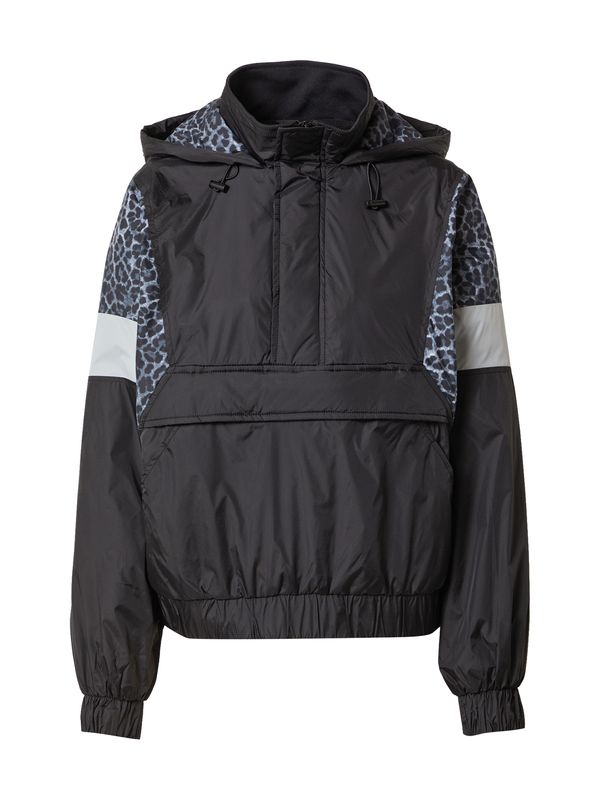 Urban Classics Urban Classics Преходно яке  сиво / черно / сребърно