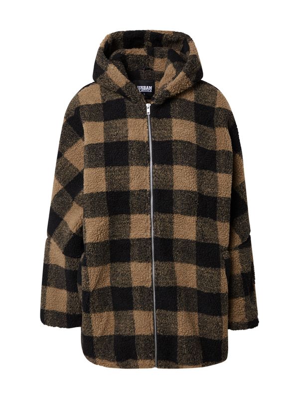 Urban Classics Urban Classics Преходно яке  светлокафяво / сиво-бежово / черно