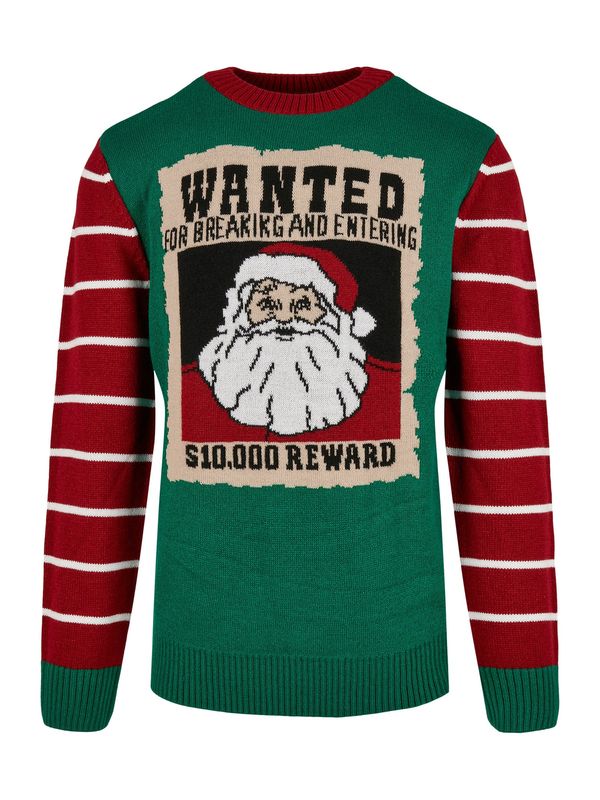 Urban Classics Urban Classics Пуловер  зелено / пъстро