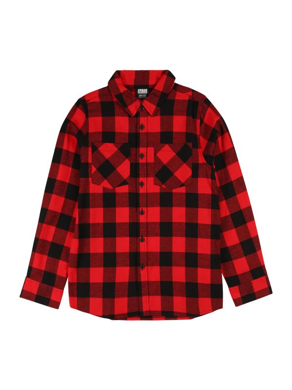 Urban Classics Urban Classics Риза  червено / черно