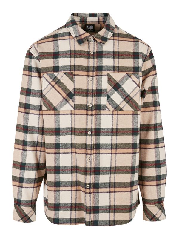 Urban Classics Urban Classics Риза 'Mountain'  бежово / пъстро