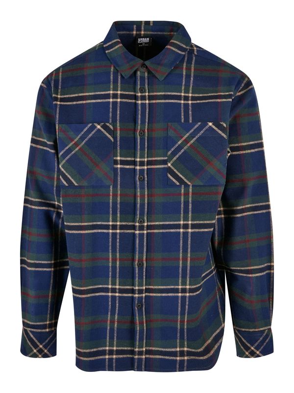 Urban Classics Urban Classics Риза 'Mountain'  тъмносиньо / тъмнозелено / тъмночервено / бяло