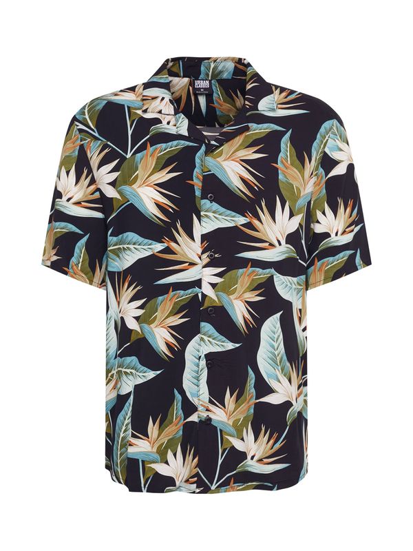 Urban Classics Urban Classics Риза  пъстро / черно