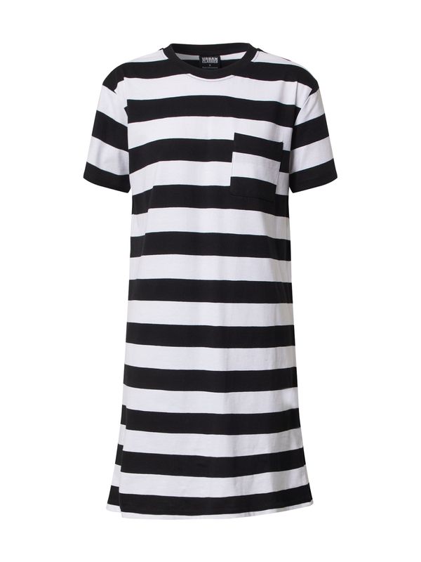 Urban Classics Urban Classics Рокля  черно / бяло