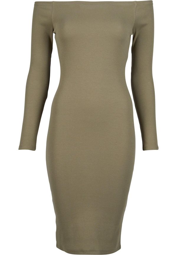 Urban Classics Urban Classics Рокля  маслина