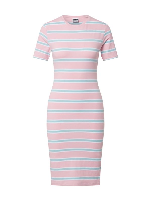 Urban Classics Urban Classics Рокля  опал / бледорозово / бяло