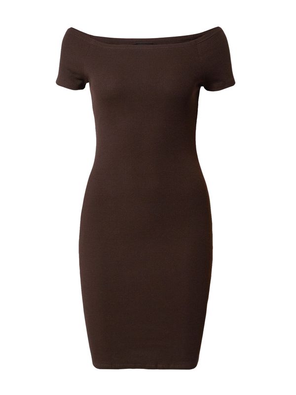 Urban Classics Urban Classics Рокля  тъмнокафяво