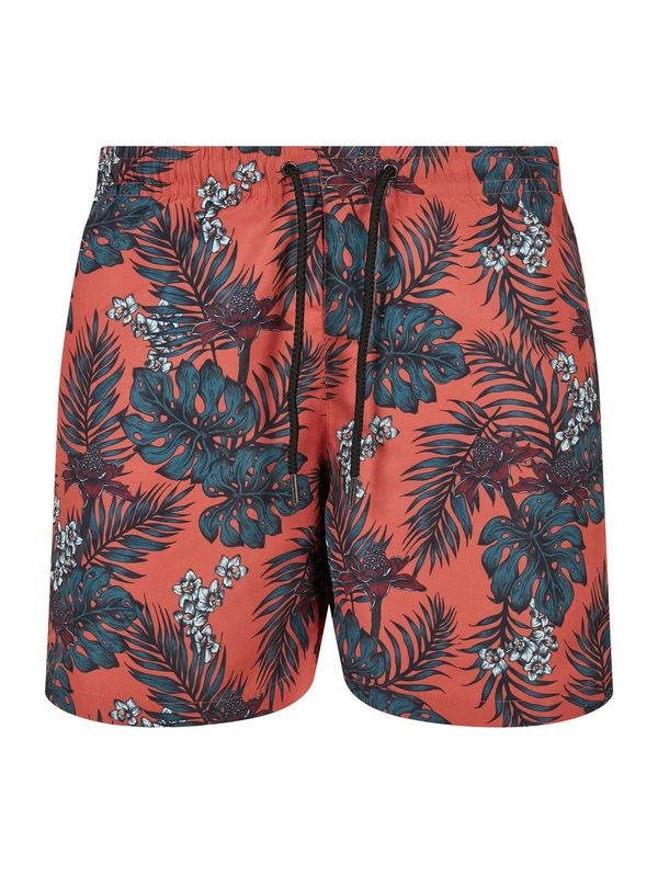 Urban Classics Urban Classics Шорти за плуване  бежово / нейви синьо / оранжево / червено / черно