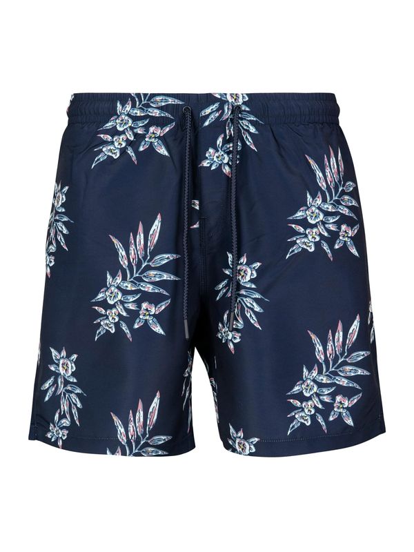 Urban Classics Urban Classics Шорти за плуване  морскосиньо / пъстро