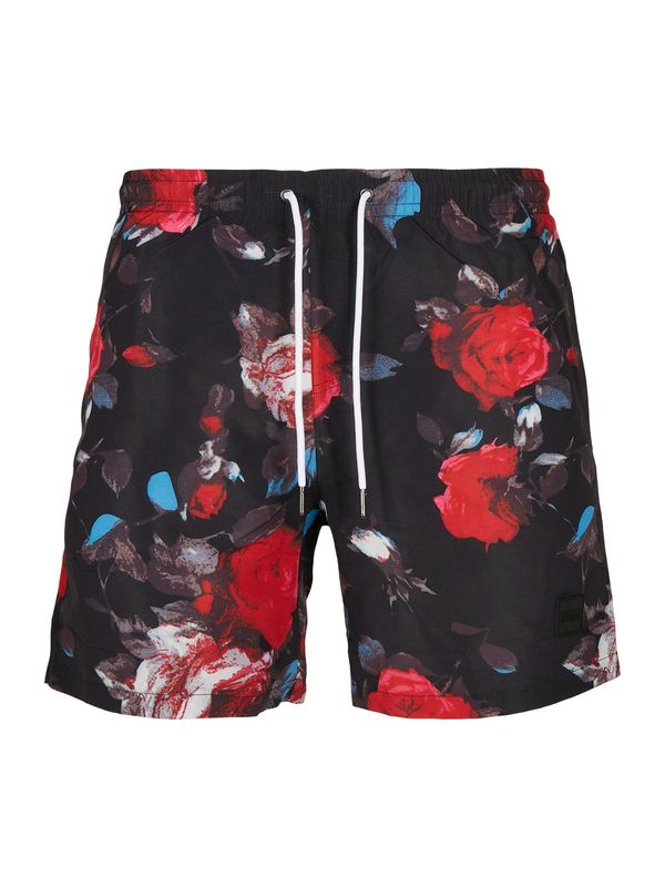 Urban Classics Urban Classics Шорти за плуване  пъстро / черно