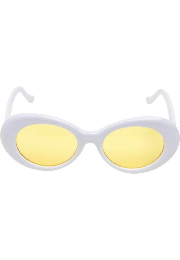Urban Classics Urban Classics Слънчеви очила  жълто / бяло