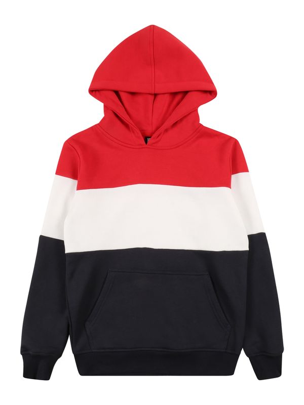 Urban Classics Urban Classics Суичър  нейви синьо / огнено червено / бяло