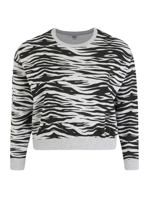 Urban Classics Urban Classics Суичър  сиво / черно