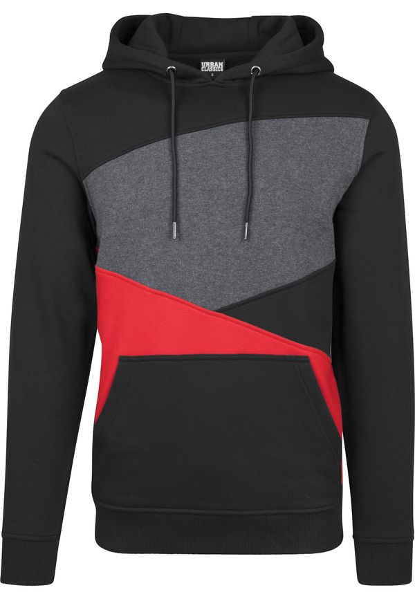 Urban Classics Urban Classics Суичър  сиво / червено / черно