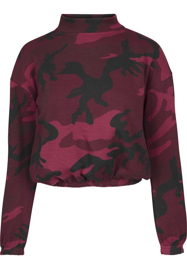 Urban Classics Urban Classics Суичър  тъмнорозово / винено червено / черно