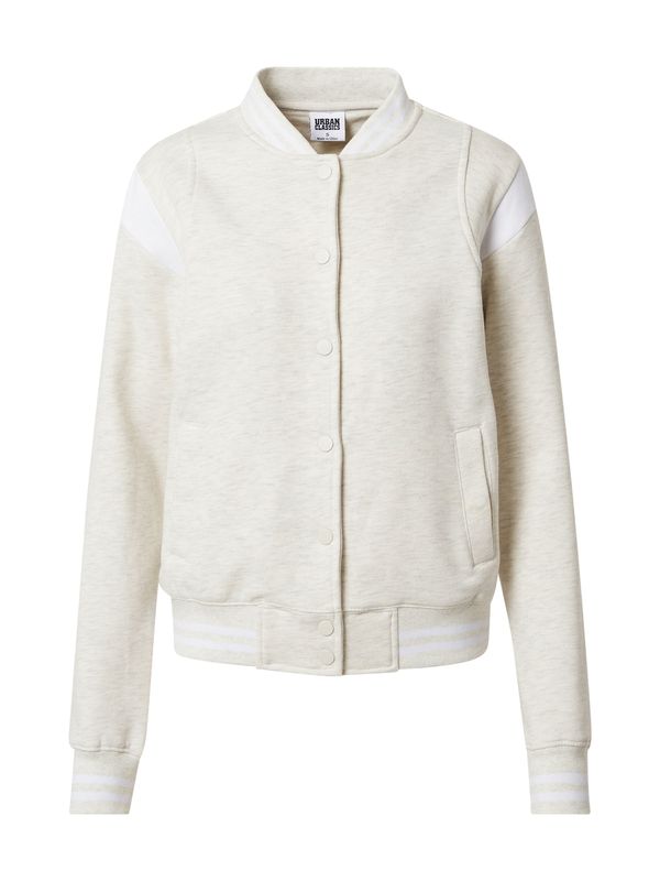 Urban Classics Urban Classics Суичъри с качулка  светлосиво / бяло