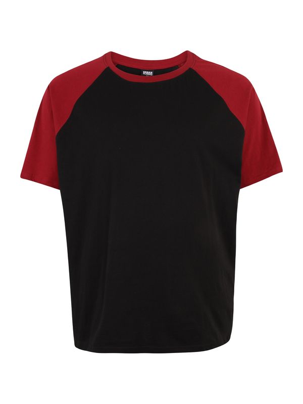 Urban Classics Urban Classics Тениска  алено / черно