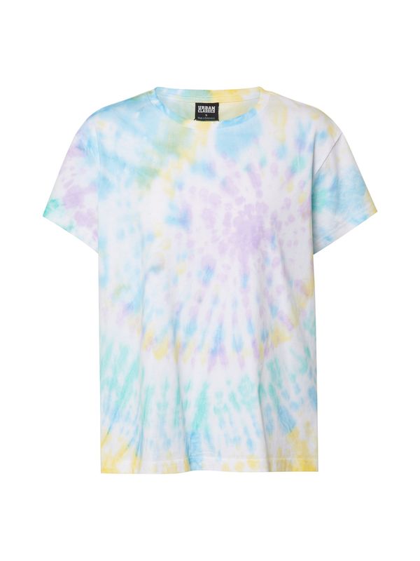 Urban Classics Urban Classics Тениска 'Boyfriend'  светлосиньо / жълто / лилав / бяло