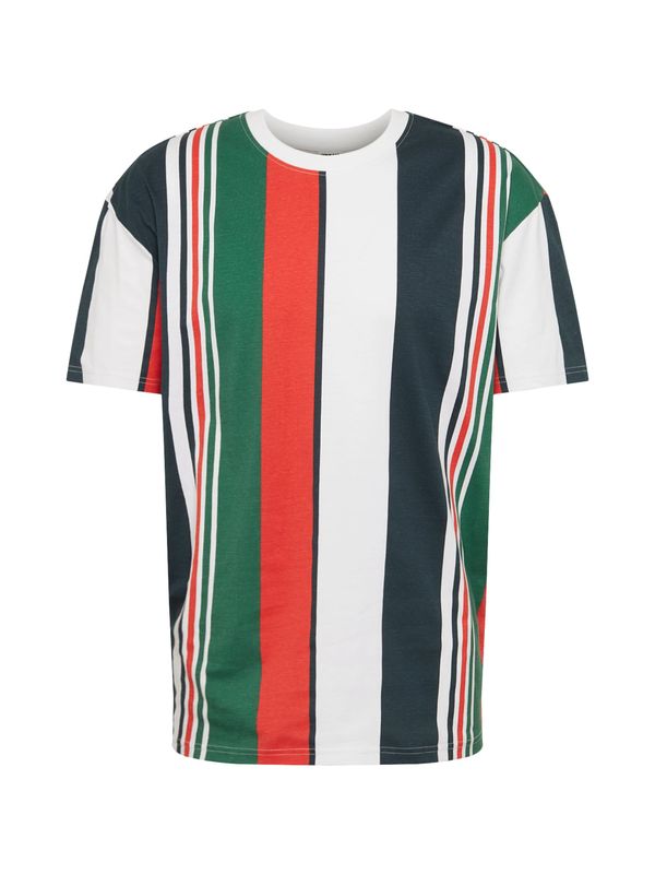 Urban Classics Urban Classics Тениска  нейви синьо / зелено / червено / бяло