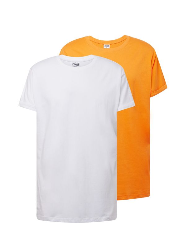 Urban Classics Urban Classics Тениска  оранжево / бяло