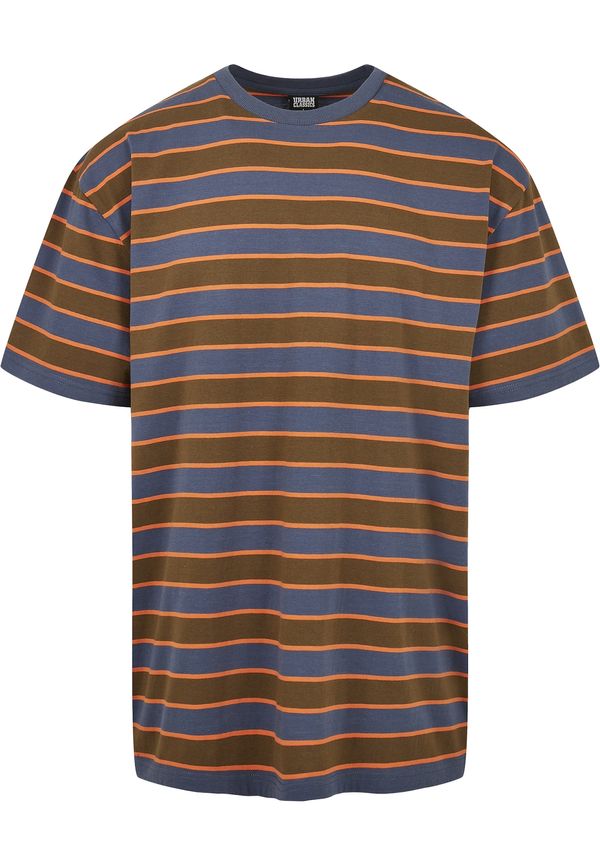 Urban Classics Urban Classics Тениска  синьо / маслина / оранжево