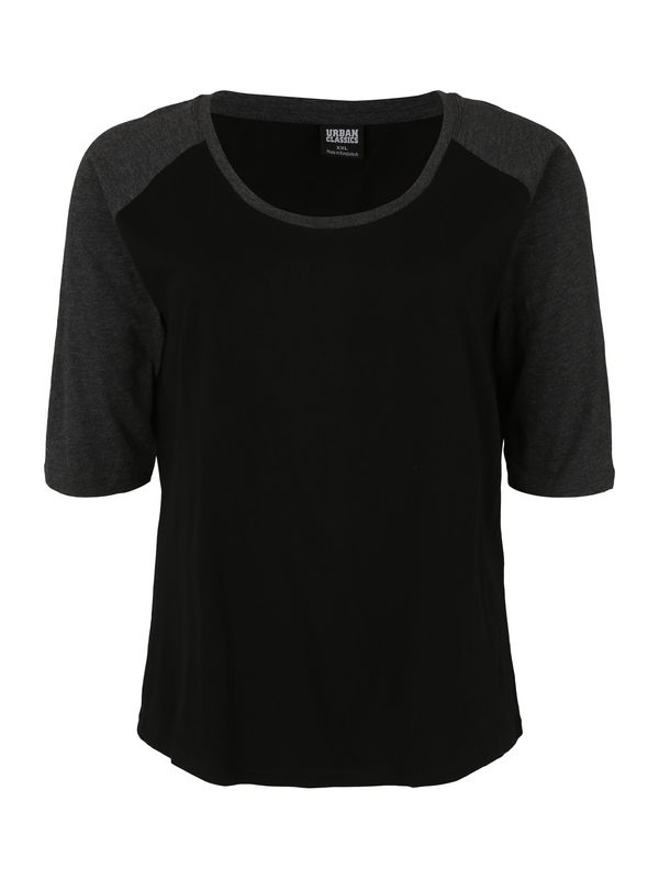 Urban Classics Urban Classics Тениска  сив меланж / черно