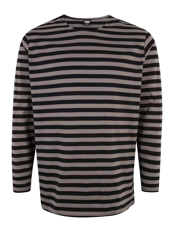 Urban Classics Urban Classics Тениска  таупе сиво / черно