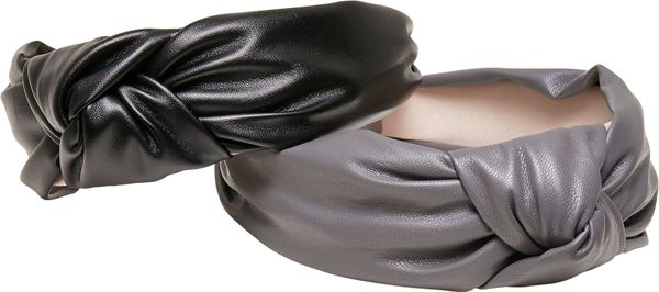 Urban Classics Urban Classics Украшение за коса 'Alice Band'  сиво / черно